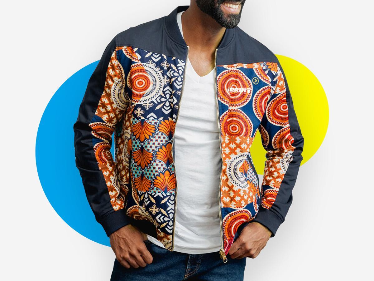 thumbnail image 2 of Camouflage American Flag Print Bomber Jacket - Force Jackets 2 of 10