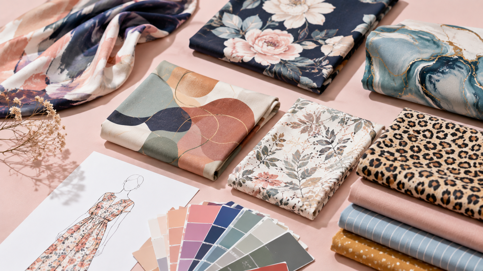 Tren Motif Print Kain yang Banyak Digunakan di Industri Fashion