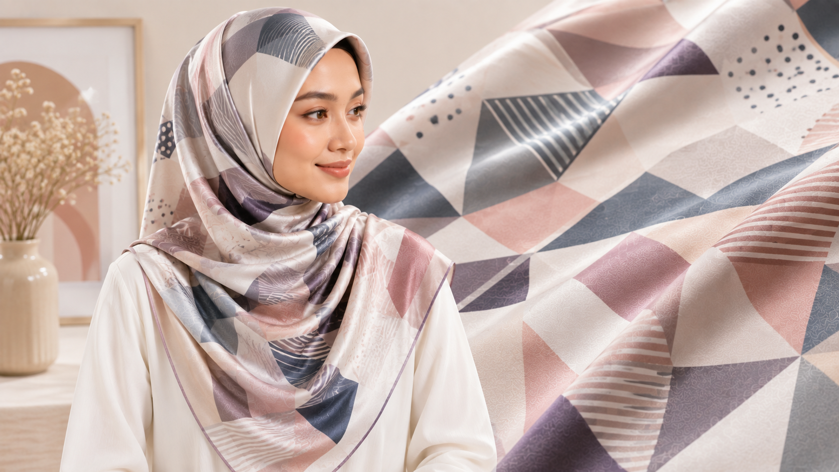 Inspirasi Motif Geometris untuk Koleksi Hijab Modern