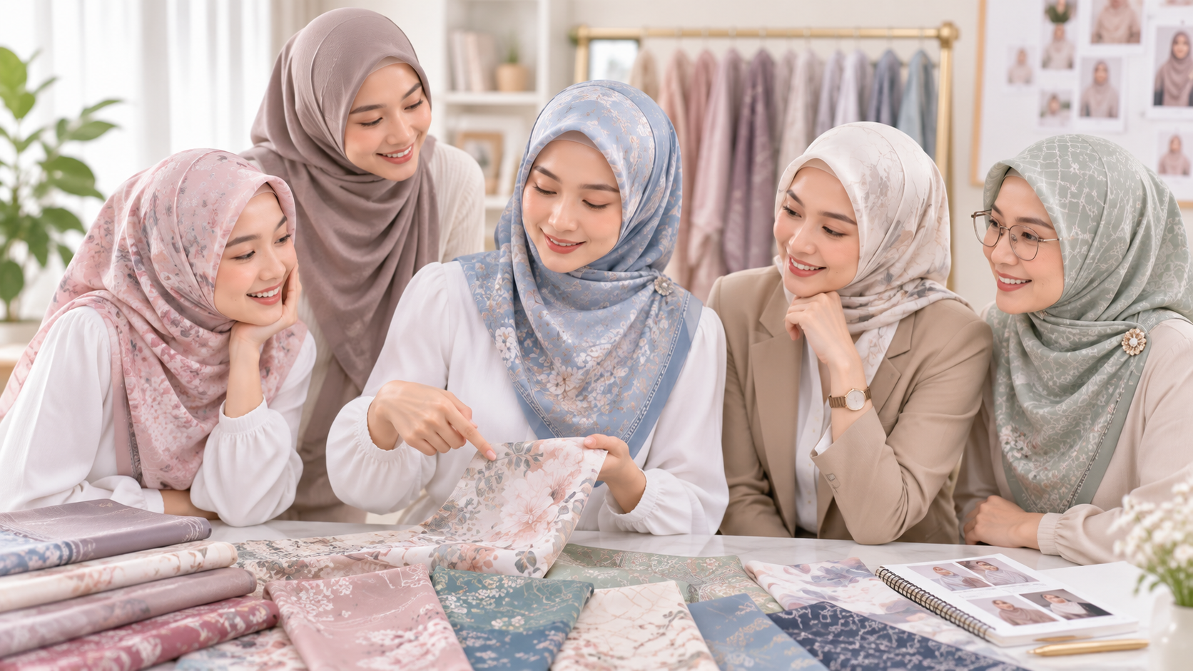 tips memilih motif hijab